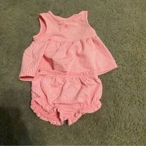 Pink Striped Kids Outfit